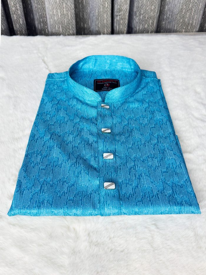 Premium Cotton Print Panjabi