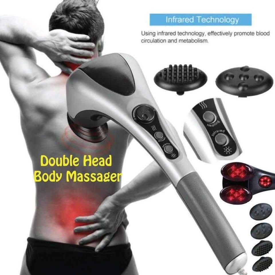 Double Head Massage With Heat Function