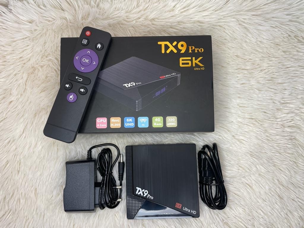 TX9 Pro 6K Ultra HD 8GB RAM Android 12.1 TV Box